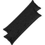 vidaXL Калъфка за възглавница 2 pcs HOUTEN Черно 40 x 145 см Фланела (917371)