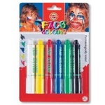 KOH-I-NOOR Face Painting Crayons 6 Colors