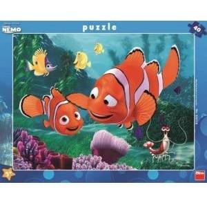 Dino Puzzle 40-piece frame Nemo