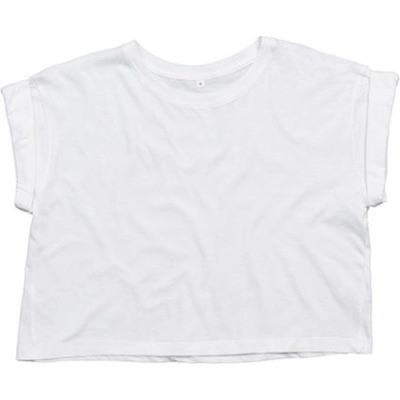 Mantis Dámsky crop top z organickej bavlny P96 White