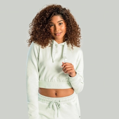 Strix Essential Cropped Hoodie Moon Grey