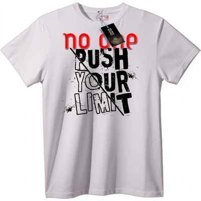 NOONEBRAND Тениска Никой Премини Границите Си - 4XL, Black