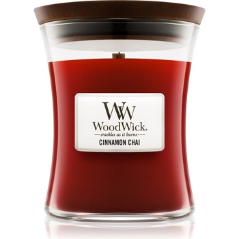 Image 1 of WoodWick Cinnamon Chai ароматна свещ с дървен фитил 275 гр