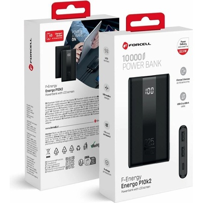 Forcell F-Energy F10K2 10000 mAh čierna