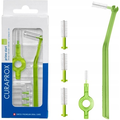 Curaprox CPS 011 Prime Start medzizubné kefky 5 ks + držiaky UHS 409 a UHS 470