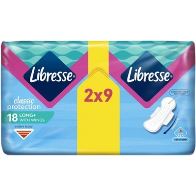 Libresse Превръзки с крилца Libresse - Classic Super, 18 броя