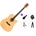 Pasadena PDC-10 Premium SET Natural Акустична китара