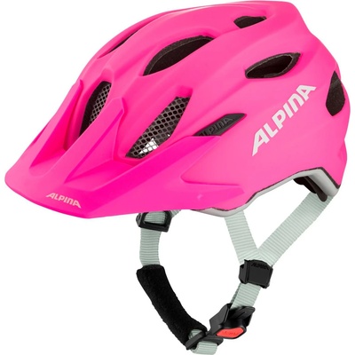 Alpina Каска за планинско колоездене Alpina Carapax Junior Bike helmet - Shocking / Pink Matt - размер 51-56 cm (851-0075-1911)