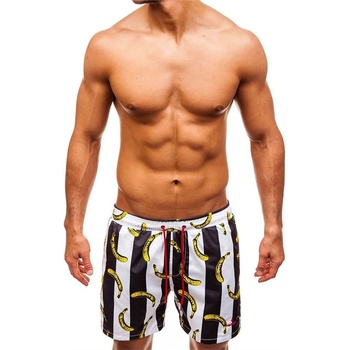 Madmext Мъжки шорти 2376 - Бели 284737 (284737_Многоцветен)