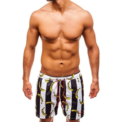 Madmext Мъжки шорти 2376 - Бели 284737 (284737_Многоцветен)