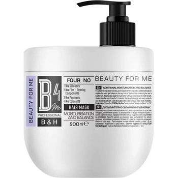 B4Me Moisturisation and Balance Маска без силикони за суха коса, 500 ml