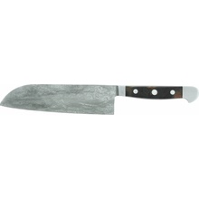 Güde Solingen nôž Santoku DAMASCUS 18 cm hnedý