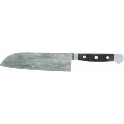 Güde Solingen nôž Santoku DAMASCUS 18 cm hnedý