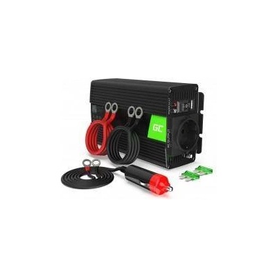 Green Cell inv03de Инвертор 12v 230v, 500 w (1000 w пик), модифицирана синусоида