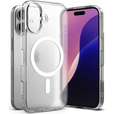 Ringke iPhone 16 Case Fusion Magnetic Clear - ПРОЗРАЧЕН МАТ