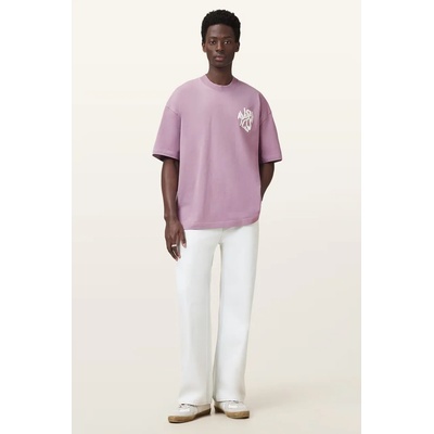 AllSaints Памучна тениска AllSaints ORLANDO (M066PC)