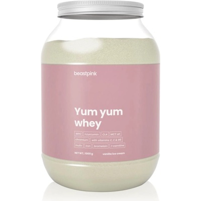 BeastPink Yum Yum Whey суроватъчен протеин за жени вкус Vanilla Ice Cream 1000 гр