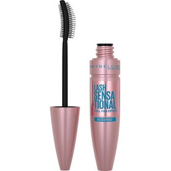 Maybelline Vodeodolná riasenka pre dlhé a plné riasy Lash Sensational Full Fan Effect Waterproof Mascara 01 9,4 ml