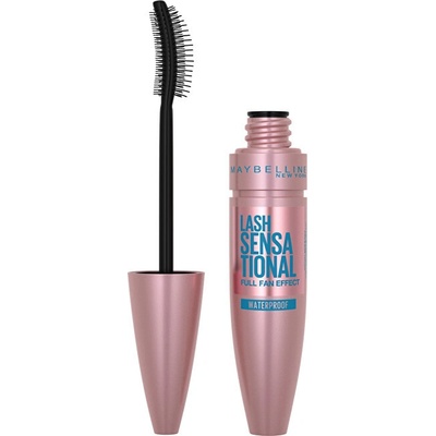 Maybelline Vodeodolná riasenka pre dlhé a plné riasy Lash Sensational Full Fan Effect Waterproof Mascara 01 9,4 ml