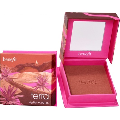 Benefit Terra Wanderful World Púdrová lícenka Golden Brick Red 6 g