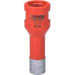 Extol кръгов нож за плочки, диамантен режещ ръб; 8 mm x M14, за използване в ъглошлайф