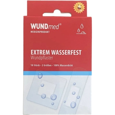 Wundmed náplasti extrémně voděodolné 10 ks