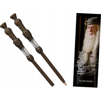 The Noble Collection Pero v tvare čarodejníckeho prútika a záložka, 2-dielna súprava (Albus Dumbledore) (100355765)
