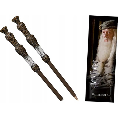 The Noble Collection Pero v tvare čarodejníckeho prútika a záložka, 2-dielna súprava (Albus Dumbledore) (100355765)