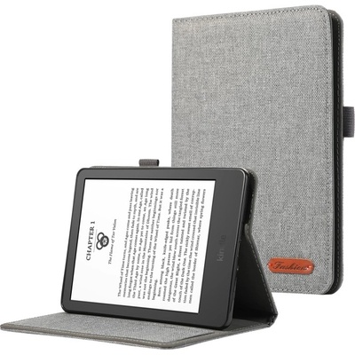 Vsetkonamobil 95987 FABRIC Zaklápací Amazon Kindle Paperwhite 5 2021 šedý