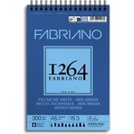 Fedrigoni 1264 Mixed Media 300 g A5 15 листа спирала за рисуване и скициране 19100642 (19100642)