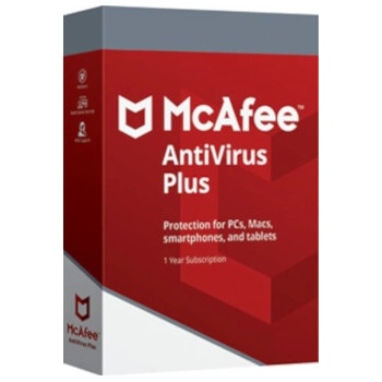 McAfee Antivirus Plus 5 lic. 24 mes.