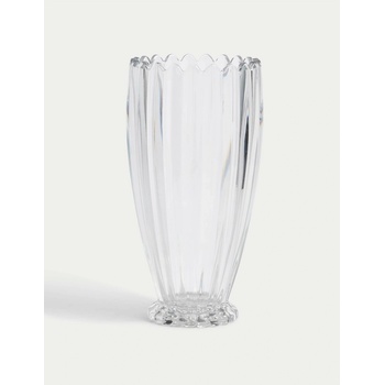 Marks & Spencer Стъклена ваза със заострен ръб Marks & Spencer бежова Marks & Spencer | Bezhov | Home | ЕДИН РАЗМЕР