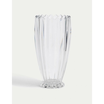 Marks & Spencer Стъклена ваза със заострен ръб Marks & Spencer бежова Marks & Spencer | Bezhov | Home | ЕДИН РАЗМЕР