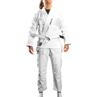 Ground Force BJJ ги за жени от Ground Force - Basic Gi V2 - бяло (GF-basicgi-V2-white-F3)