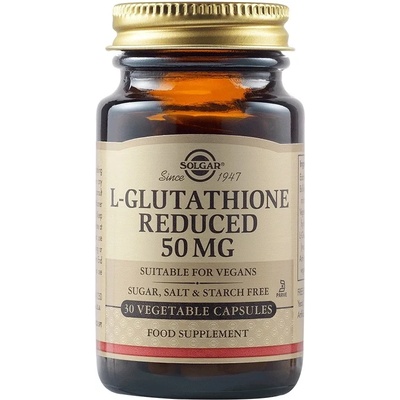 Solgar L-Glutathione, 50 mg, 30 растителни капсули, Solgar