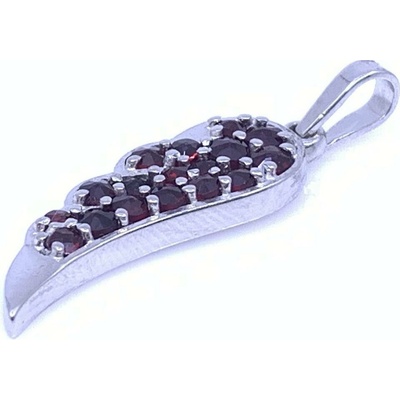 Český Granát Jan Kos Jewellery Stříbrný přívěsek s granátem 14139945001