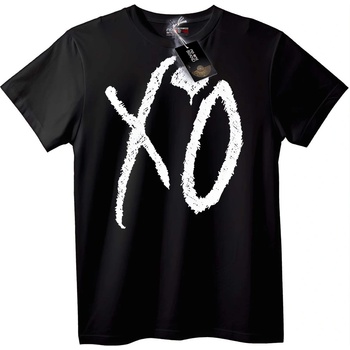 NOONEBRAND Тениска XO Прегръдки и целувки - S, Black