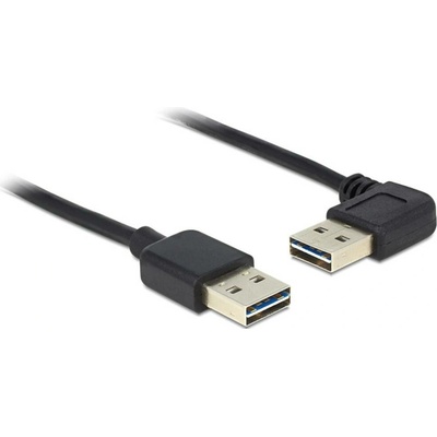 Delock 83464 USB 2.0 USB-A zástrčka USB-A zástrčka 1m černý