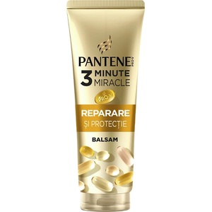 Pantene Балсам за коса Pantene Pro-V Repair & Protect 3 Minute Miracle, За чуплива и суха коса, 220 мл (500555)