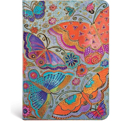 Paperblanks Тефтер Flutterbyes, 120 х 170 mm, широки редове, (1570180522)