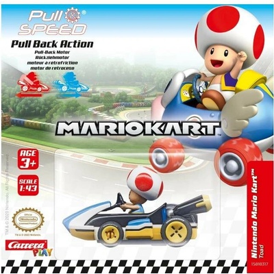 Carrera Auto Pull Speed Super Mario Toad 1:43