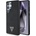 CG Mobile Samsung S25 Ultra GUESS GRAINED HOT STAMP PEONY PATTERN силиконов протектор за телефон, устойчив на удар, MagSafe, ЧЕРЕН GUHMS25LPGBTMK (GUHMS25LPGBTMK)