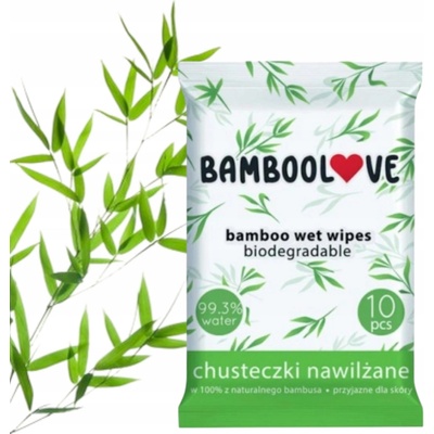 Bamboolove Vlhčené obrúsky bambus 10 ks