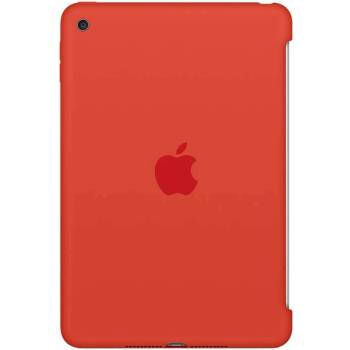 Apple Silicone Case - оригинален силиконов кейс за iPad mini 4 (оранжев)