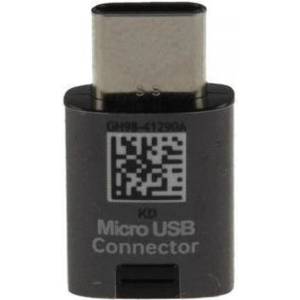 Samsung Оригинален Преход/Адаптер за Samsung micro-USB to USB-C EE-GN930BB, Черен (Bulk) (EE-GN930BBE/Bulk)