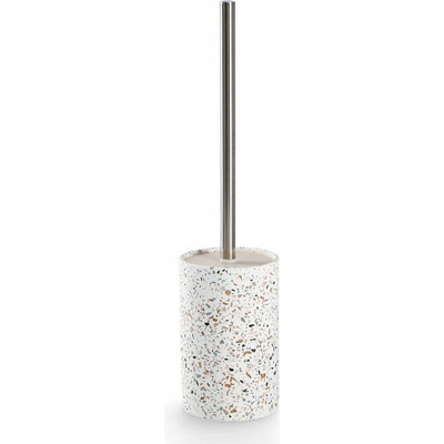Zeller WC kefa s cementovou nádobou Terrazzo Ø 10,3 cm