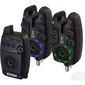 ZFISH Sada Hlásičů Bite Alarm Set Zx8 PRO 2+1