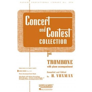 Concert and Contest Collections for Solo Trombone: With Piano Accompaniment | H. Voxman (ISBN: 9781423445586)