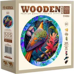 Wooden City Дървен пъзел Wooden City, 505 части - Птица (HE 0500-XL)