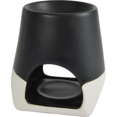 Homea Keramická aroma lampa 10,5 cm černá